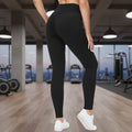 Damen-Stretchhose in Denim-Optik mit hohem Bund – Hose mit durchgehenden Taschen