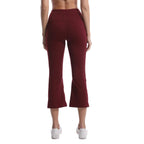Leggings de yoga de color liso para mujer con bolsillos, pantalones de fitness elásticos cortos