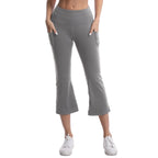 Leggings de yoga de color liso para mujer con bolsillos, pantalones de fitness elásticos cortos