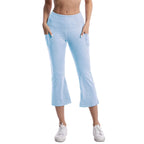 Leggings de yoga de color liso para mujer con bolsillos, pantalones de fitness elásticos cortos
