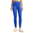 Pantalones de yoga de cintura alta para mujer con forro polar – Mallas deportivas de compresión con tacto nude para fitness y running