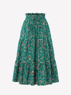 Vestido de mujer con estampado floral, corte en A, elegante, ideal para el día a día.