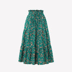 Vestido de mujer con estampado floral, corte en A, elegante, ideal para el día a día.