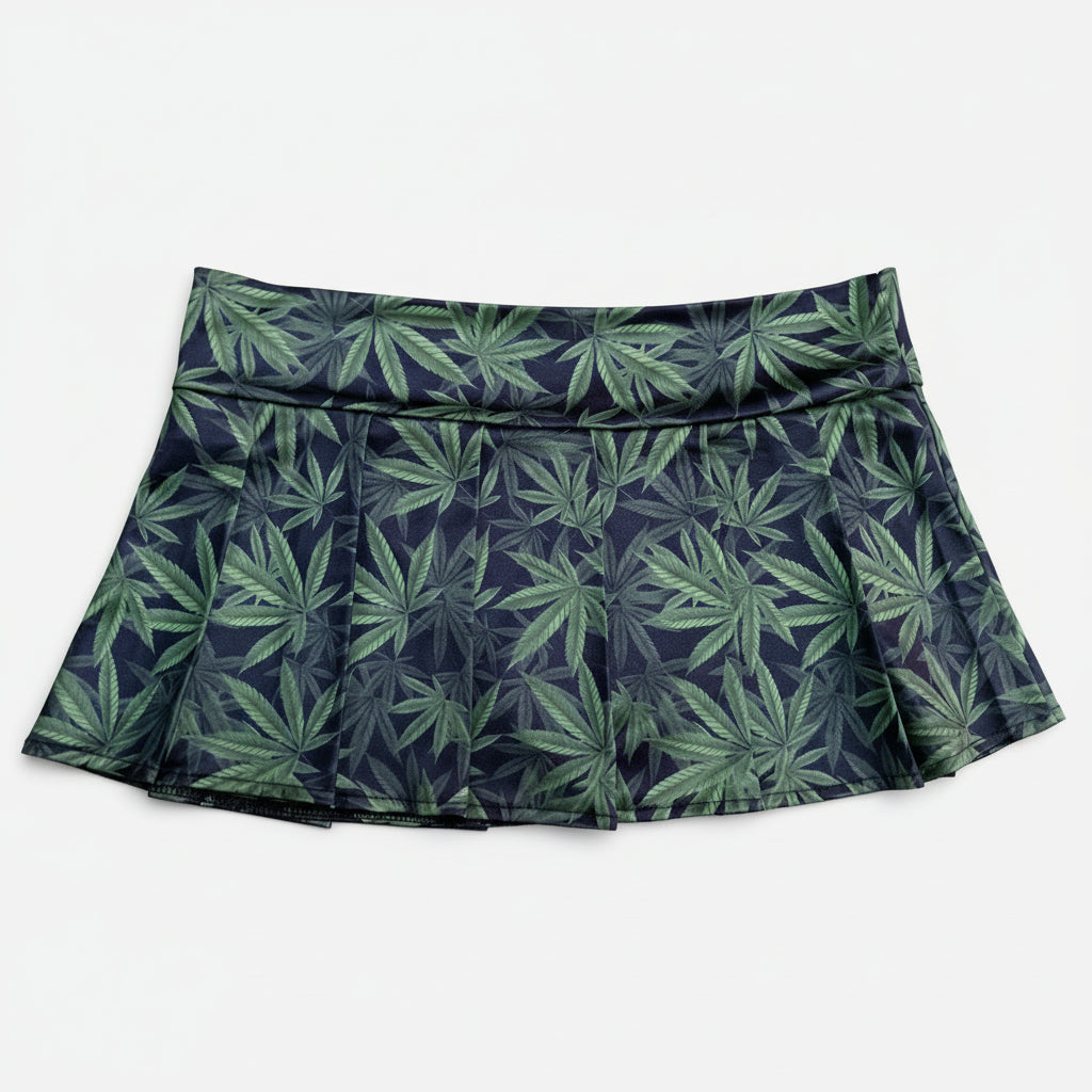 falda corta de mujer diseño moderno vista frontal