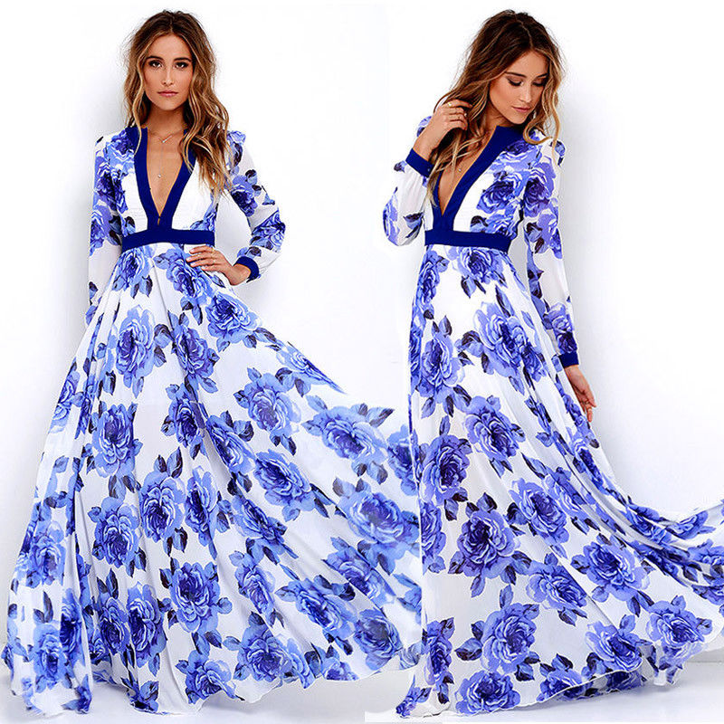 vestido vintage de mujer con estampado elegante
